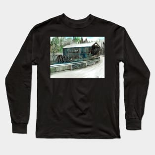 DIGDEGUASH RIVER #4 Covered Bridge Long Sleeve T-Shirt